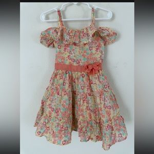 Little lass floral dress